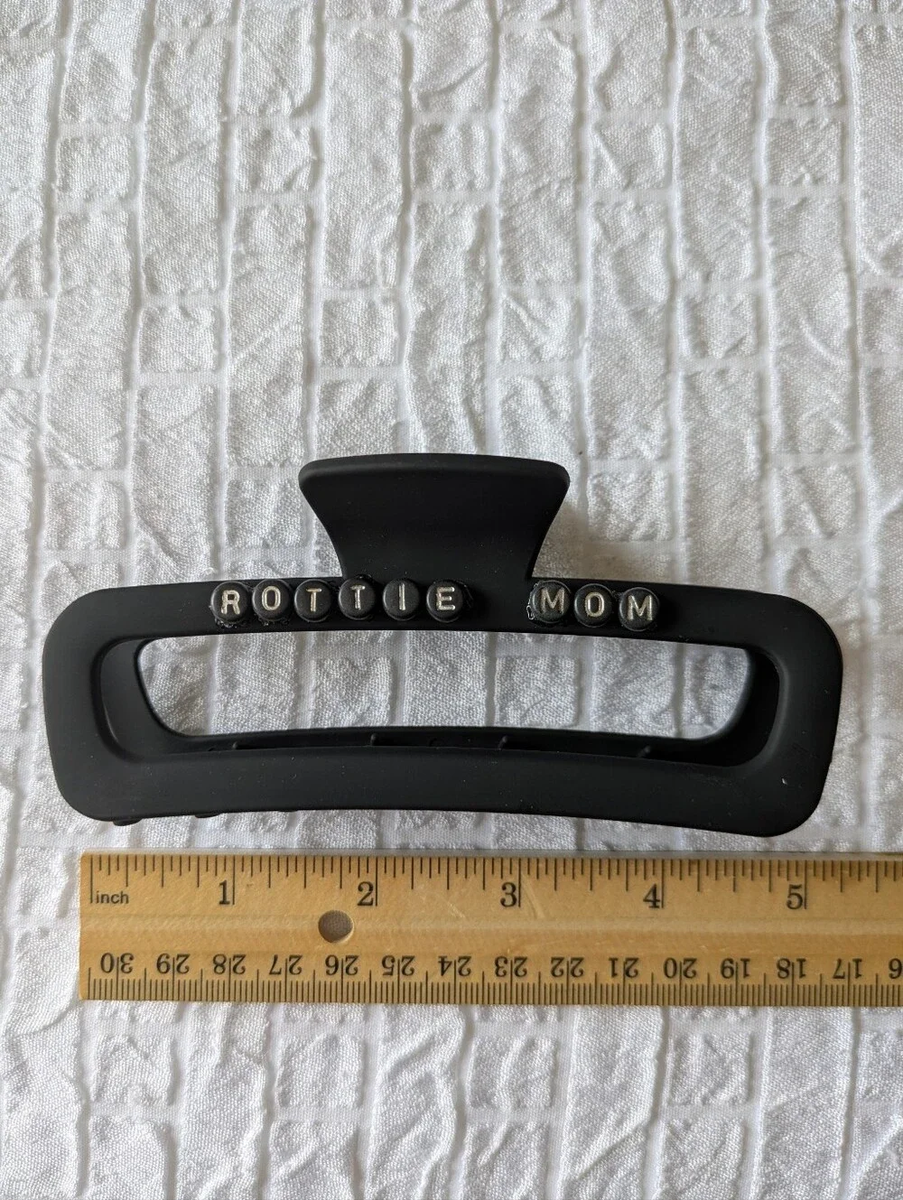 Rottie Mom Dog Mom Hair Clip Vlaw Style Handcrafted | NWT